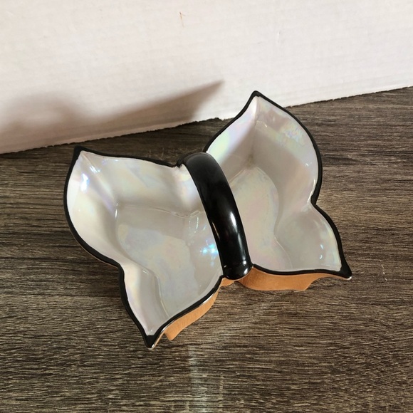 Vtg Noritake Butterfly Dish with Handle - Picture 1 of 10